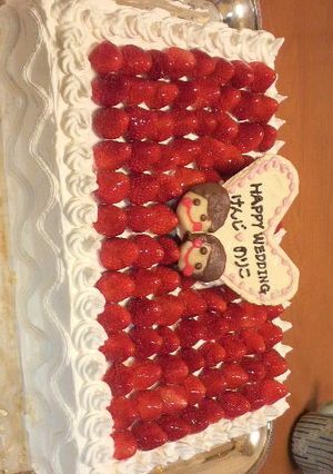 ウェディングケーキ-レシピのメイン写真