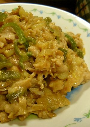ちょいピリ！豚肉＆じゃがピーの炒め物★゛-レシピのメイン写真