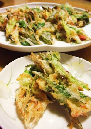 ＊ねぎと桜エビのかき揚げ＊-レシピのメイン写真