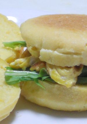 チーズ入りイングリッシュマフィン-レシピのメイン写真