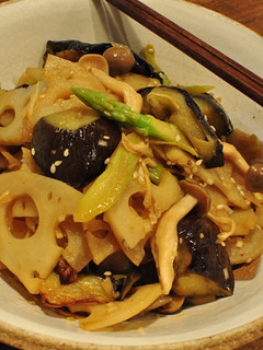 茄子とレンコンの香味だれ和え-レシピのメイン写真
