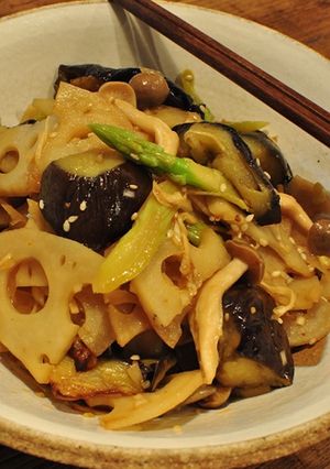 茄子とレンコンの香味だれ和え-レシピのメイン写真