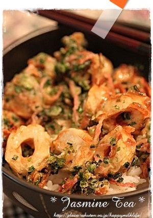 ちくわと紅しょうがのかき揚げ丼♪-レシピのメイン写真