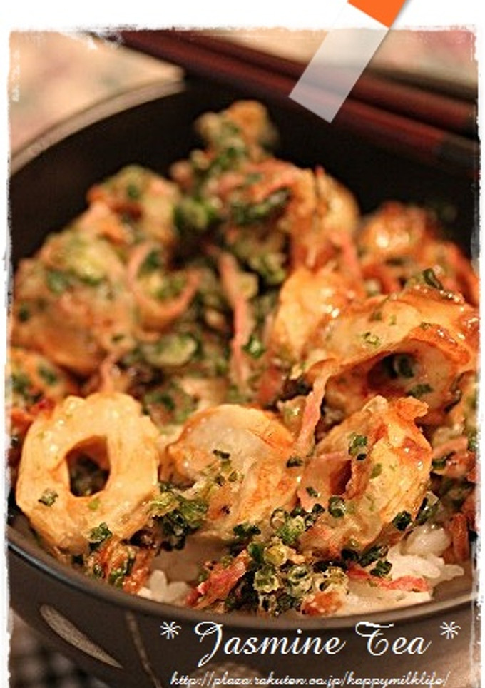 ちくわと紅しょうがのかき揚げ丼♪-レシピのメイン写真