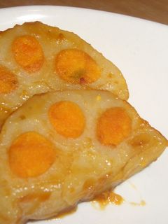 かぼちゃレンコンの照り焼き。-レシピのメイン写真