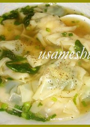 ミニ海老餃子の中華スープ煮-レシピのメイン写真