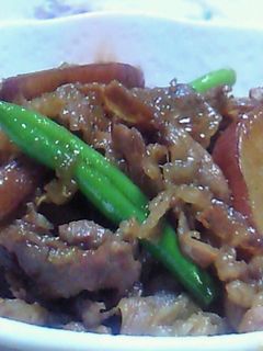 さつまいもと牛肉の中華風炒め煮-レシピのメイン写真