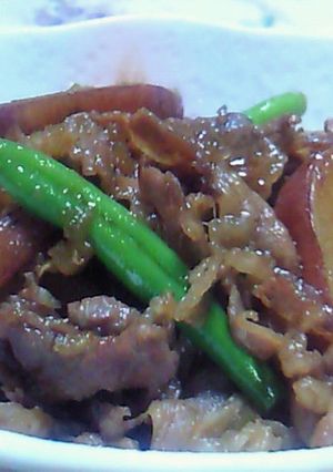 さつまいもと牛肉の中華風炒め煮-レシピのメイン写真