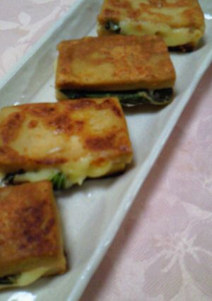 高野豆腐のチーズサンド焼き-レシピのメイン写真