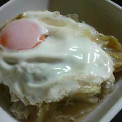 รูปของ 白菜の卵とじ(薄味)