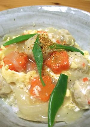 つくねのあんかけ親子丼-レシピのメイン写真