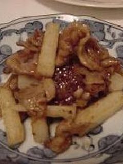 豚肉と長いものオイスターソース炒め-レシピのメイン写真