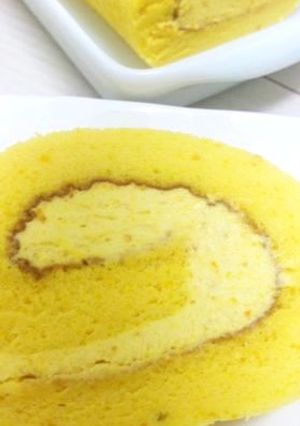 かぼちゃのロールケーキ-レシピのメイン写真