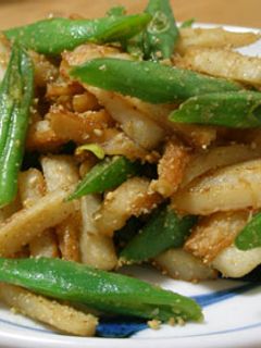 いんげんちくわごま炒め お弁当のおかず-レシピのメイン写真