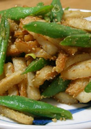 いんげんちくわごま炒め お弁当のおかず-レシピのメイン写真