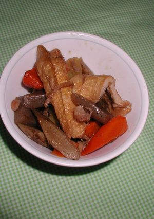 ほっこり！サツマイモ＆とりももの炒め煮-レシピのメイン写真