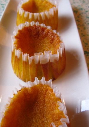 半熟風　ふわふわカボチャのケーキ-レシピのメイン写真