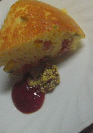 ♡炊飯器にお任せの野菜ホットケーキ♡　-レシピのメイン写真