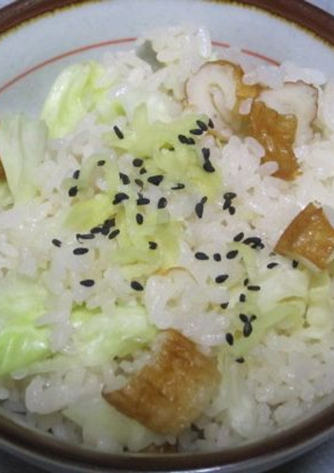 ちくわと生姜の炊き込みご飯-レシピのメイン写真