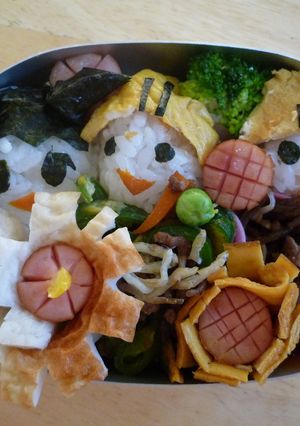 うちの三姉妹弁当-レシピのメイン写真