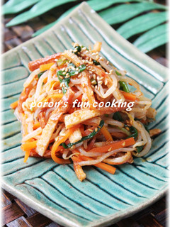 ✿ちくわともやしの韓国風辛味噌和え✿-レシピのメイン写真