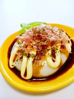 レンジで簡単♪お好み焼き風餅-レシピのメイン写真