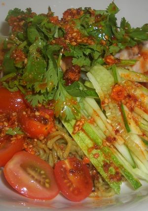 モロヘイヤの冷麺-レシピのメイン写真