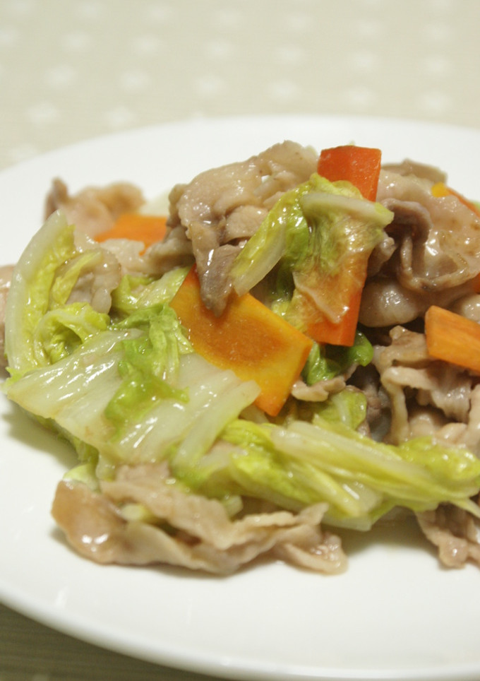 豚こま肉と白菜の中華いため-レシピのメイン写真