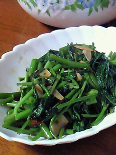 ピリ辛!空芯菜のにんにく炒め-レシピのメイン写真