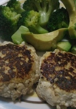 豆腐ﾊﾝﾊﾞｰｸﾞ(脱高血圧ﾒﾆｭｰ)-レシピのメイン写真
