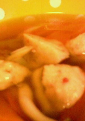 魚すり身とキノコのスープ★ぶっこみ料理-レシピのメイン写真