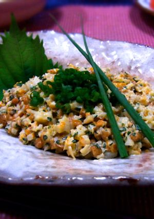 ちくわと納豆のなめろう♪-レシピのメイン写真