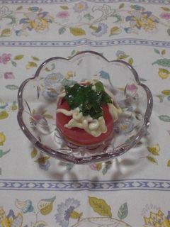 丸ごとトマトのマヨポン酢-レシピのメイン写真