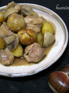 栗と鶏モモのコロコロ煮込み♪-レシピのメイン写真