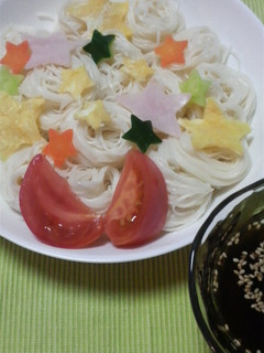 七夕そうめん-レシピのメイン写真