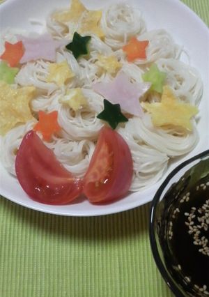 七夕そうめん-レシピのメイン写真