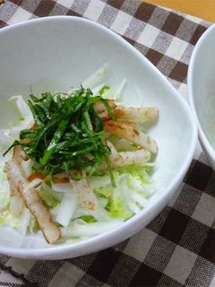 ちくわと白菜のサラダ-レシピのメイン写真