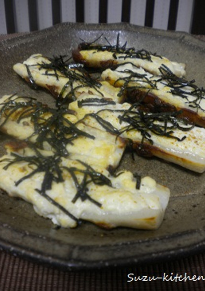 焼ちくわの豆腐ソース焼き-レシピのメイン写真