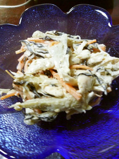 栄養たっぷり!鶏ごぼうサラダ☆-レシピのメイン写真