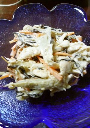 栄養たっぷり!鶏ごぼうサラダ☆-レシピのメイン写真