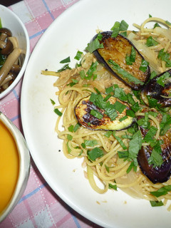 簡単♪ツナとナスの和風パスタランチ☆-レシピのメイン写真