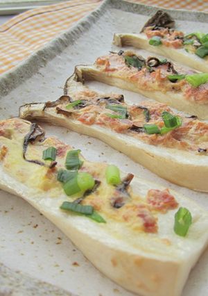 エリンギの梅マヨ昆布焼き☆-レシピのメイン写真