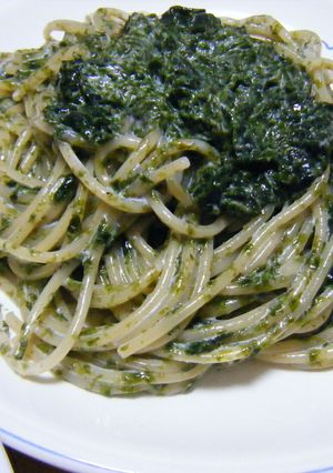 海苔の香りのクリームスパゲティ-レシピのメイン写真
