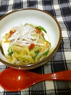 干し海老と白菜の中華風あんかけ豆腐-レシピのメイン写真