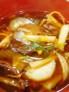 サンラータン(甘酸っぱいピリ辛スープ)-レシピのメイン写真
