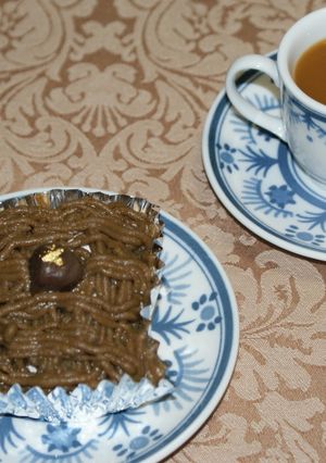 ほうじ茶のモンブラン♪♪-レシピのメイン写真