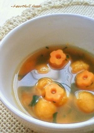 離乳食＆幼児食☆かぼちゃのすいとん-レシピのメイン写真