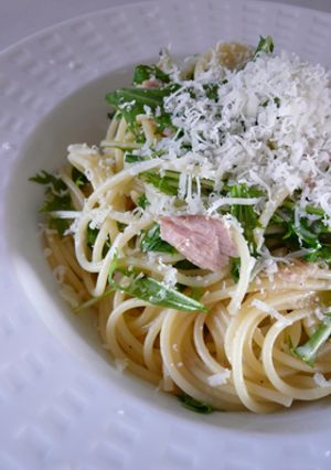 簡単☆混ぜるだけ☆水菜とツナのパスタ☆-レシピのメイン写真