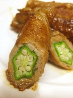 紹興酒でオクラロール-レシピのメイン写真