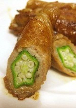 紹興酒でオクラロール-レシピのメイン写真